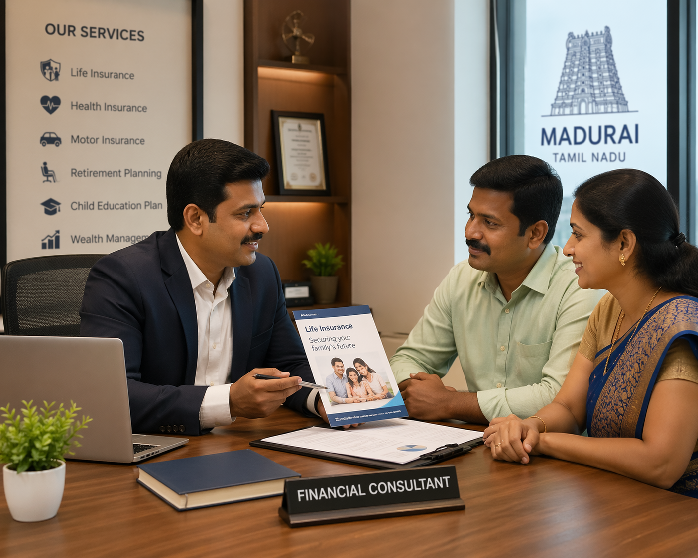 InvesAlign நிதி ஆலோசகர் மதுரையில் குடும்பத்தினரை சந்திக்கிறார்